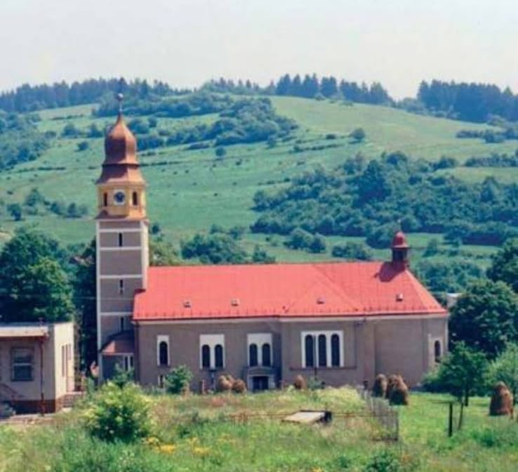 Farský kostol sv. Martina v 70tych rokoch