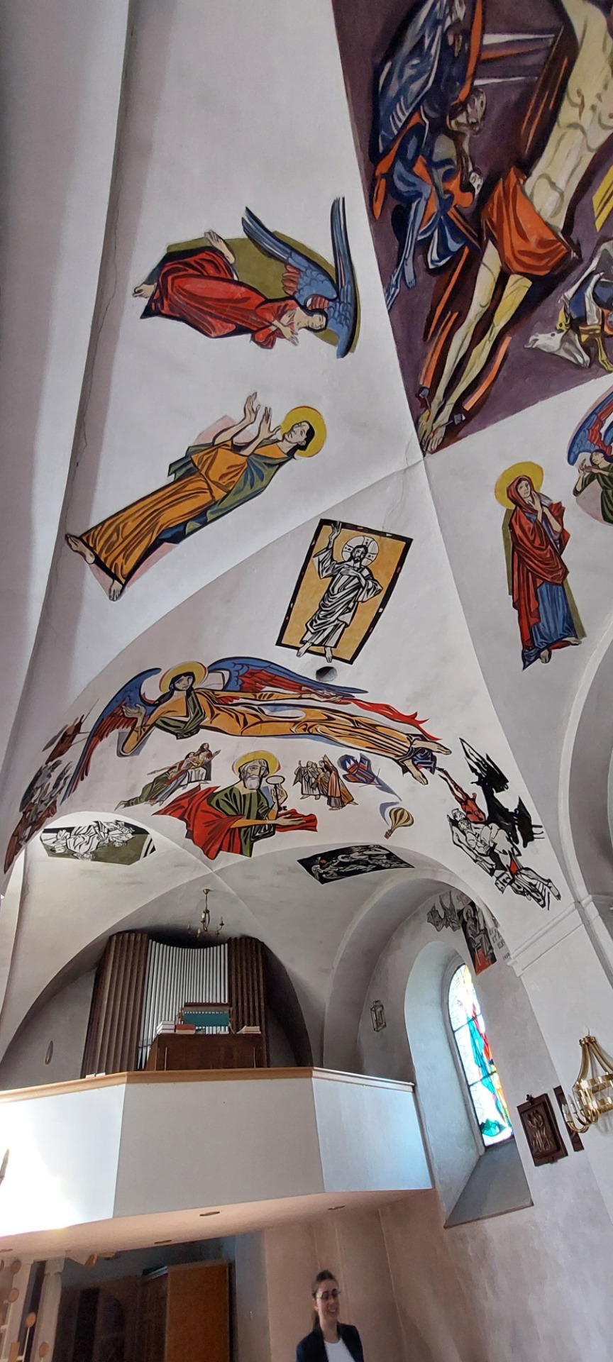 Maľby Vincenta Hložníka, rodáka zo Svederníka v kostole v Dolnom Hričove